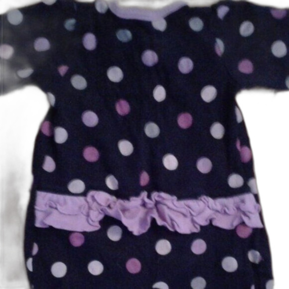 Carter's Baby Girl 3 Month Auntie Adores Me Matching Set Polka Dots & Ruffles - Picture 6 of 8